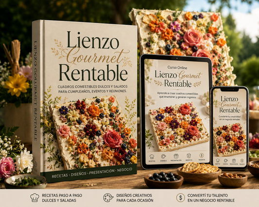 Lienzo Gourmet + 7 bonos de regalos